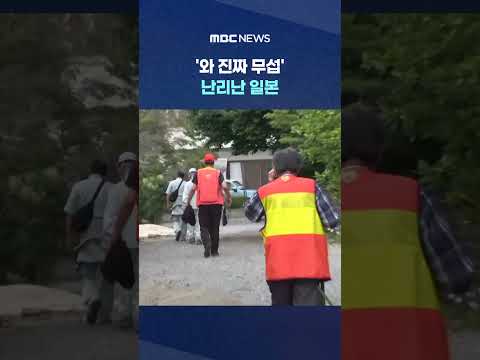 '와 진짜 무섭' 난리난 일본..도심 습격 "학교 오지 마" #Shorts (MBC뉴스) thumbnail