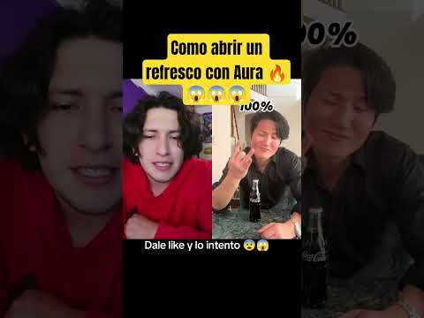 Cómo abrir un refresco con Aura 😱😱🔥 - Hey Crispin #humor thumbnail