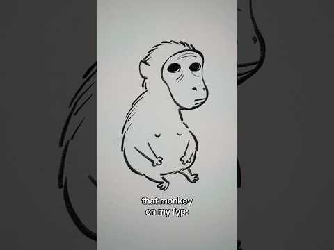 Monkey getting jumpscared by singing thumbnail