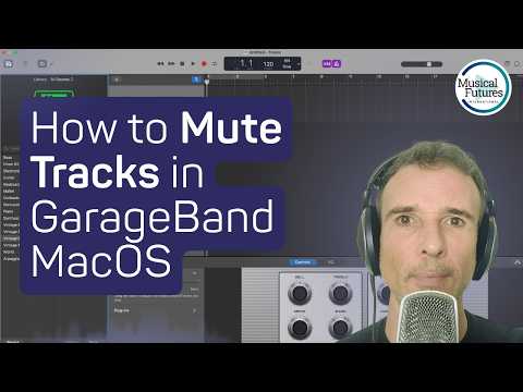 How To Mute Tracks in GarageBand MacOS thumbnail
