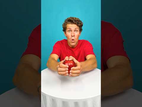How To Split An Apple With Your Bare Hands? @zackdfilms thumbnail