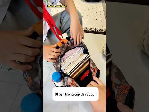 Kiểm tra cặp sách của anh trai và em trai #shorts thumbnail