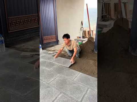 Tile installation P8750#shorts thumbnail