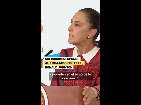 SHEINBAUM pide RESPETO al EMBAJADOR de EE UU hacia la política interna de MÉXICO #shorts thumbnail