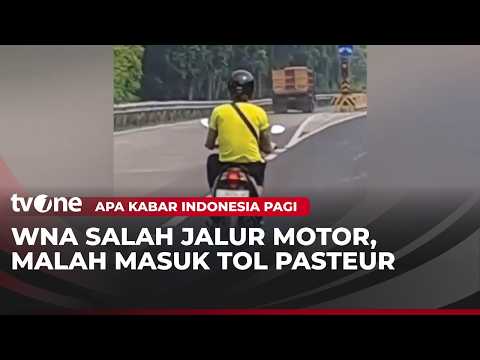 Viral WNA Masuk Jalan Tol Mengendarai Sepeda Motor | AKIP thumbnail