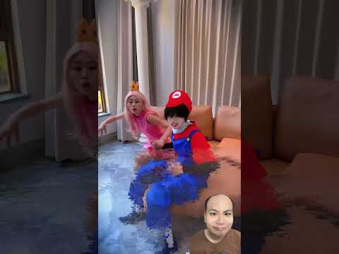 Khi nhà Mario biến thành bể bơi bất đắc dĩ #funny #mario #shorts thumbnail