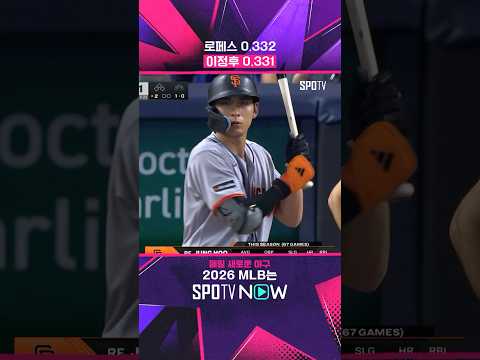 타율 1위와 단 1리 차이 #shorts  #MLB thumbnail