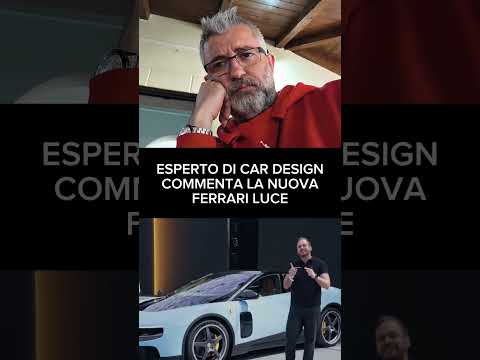 Esperto di car design commenta la nuova ferrari luce #SpiegaBro thumbnail