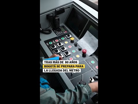 BOGOTÁ se prepara para la llegada de su primera LÍNEA de METRO #shorts thumbnail