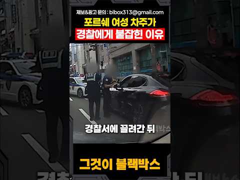 포르쉐 여성 차주가 경찰에게 붙잡힌 이유 thumbnail