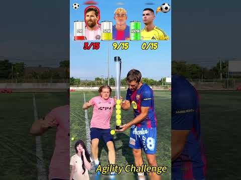 🧠 Agility Challenge | Which soccer player is the smartest!? 🙈 #Funny thumbnail