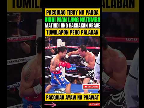 PACQUIAO TIBAY NG PANGA! TINAMAAN PERO HINDI MAN LANG BUMAGSAK! thumbnail