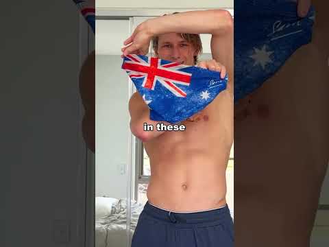 Australian flag swimmers thumbnail