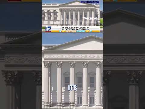 WATCH: Trump shows off White House ballroom site #foxnews #news #us #fox thumbnail