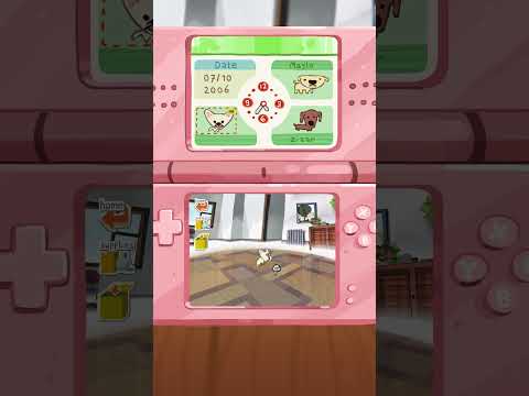 What is the Dog Eating?? 😬 | Nintendogs #shorts thumbnail