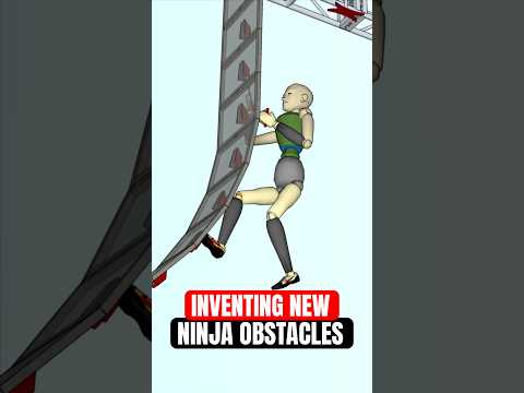 INVENTING NEW NINJA WARRIOR OBSTACLES! 😱 thumbnail