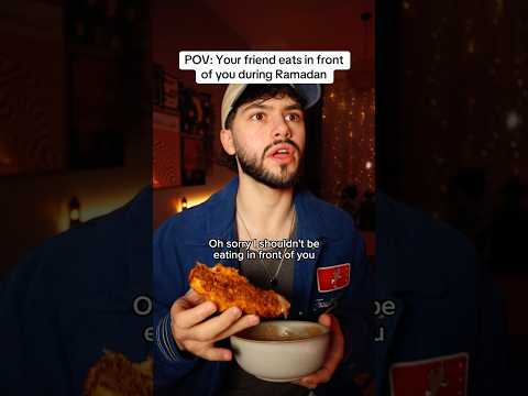 When your friend eats in front you during Ramadan 😭 thumbnail