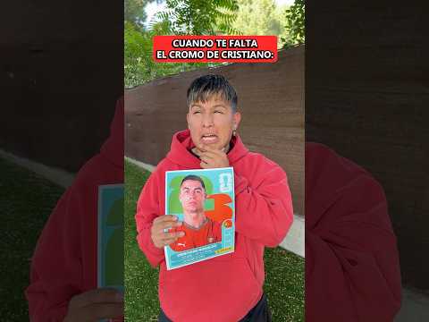 Cuando Te falta el CROMO de Cristiano Ronaldo⚽️⚠️ #comedia thumbnail