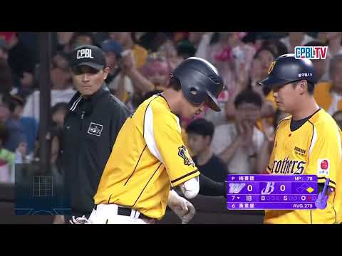 05/23 味全 VS 中信 七局下，快速補防擋下攻勢，中信提出電視輔助判決未能推翻，再度留下殘壘 thumbnail