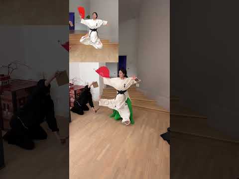 Backstage vs Result Kung Fu skills 🥋😄 thumbnail
