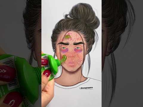 Makeup transformation while sad 😞 #reklamdeğil thumbnail
