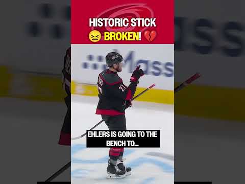 Ehlers BREAKS his goal-scoring stick! 😅 thumbnail