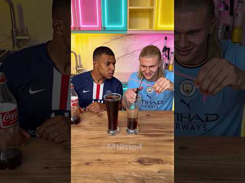 Mbappé Really Thought Haaland Would Share 😂🧋 #football #haaland #parody thumbnail