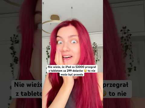 Nie wieże, że iPad za $2000 przegrał z tabletem za 299 dolarów ? to nie może być prawda thumbnail