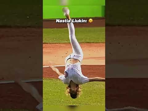 Gymnasts are good at every sport💪 #gymnastics #baseball #sports #gymnast thumbnail