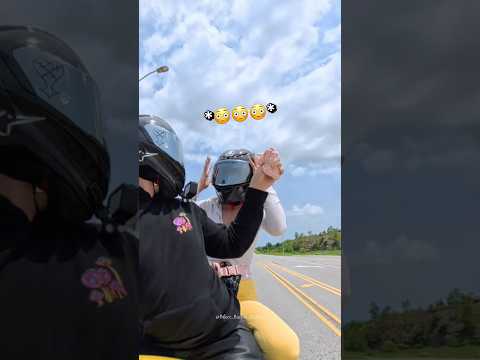 How was he wearing that?! #biker #viral #funny #shorts #fyp thumbnail