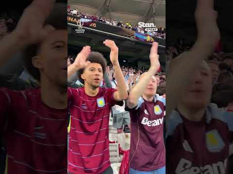 Aston Villa fans making their voices known at the Europa League final ??️ #UEL #AstonVilla thumbnail