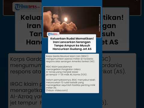 Memanas! Pangkalan Udara Al-Azraq Kandang Jet Tempur F-35 AS Digempur Iran, Balas Serangan Musuh thumbnail