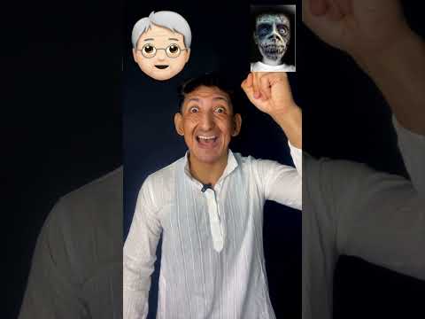 Buddha Bhoot 🧟‍♂️☠️🧟‍♀️💀Look Challenge 🥳 Prashant Sharma #shorts #ytshorts #bhoot thumbnail