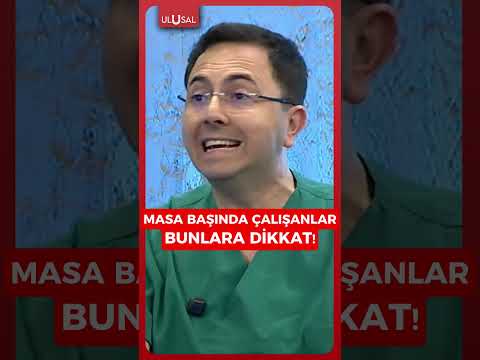 Masa başında çalışanlar ne yapmalı? Op. Dr. Muhammed Borcak anlattı! #shorts #keşfet #sağlık #doktor thumbnail