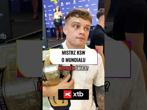 PATRYK KACZMARCZYK, MISTRZ KSW, O MUNDIALU I PIŁCE NOŻNEJ #shorts thumbnail