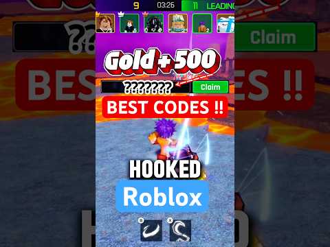 BEST Codes for Roblox HOOKED Right Now 👀 #shorts #roblox thumbnail