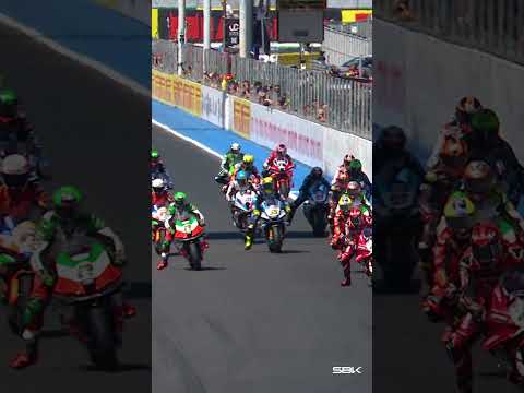 Iker Lecuona grabbed the lead at the start of Race 1 💥 | 2026 #EmiliaRomagnaWorldSBK 🇮🇹 thumbnail