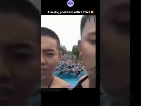 Amazing pool wave with 2 POVs 😍 thumbnail