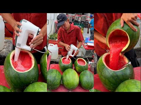 Best $2 Watermelon Juice - Malaysia Fruit Juice thumbnail