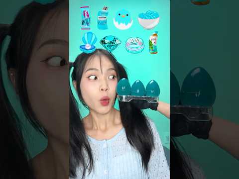 Eating Random Mint Food Mukbang 🦋🐬🫐 #mukbang #eating #asmr #shorts thumbnail