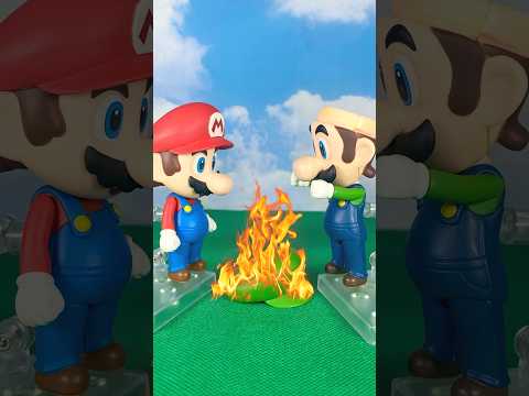 【Super Mario】Mario Burns Luigi’s Hat #supermario #shorts #mario thumbnail