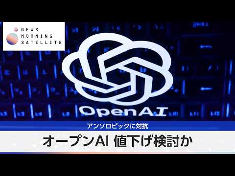 オープンAI 値下げ検討か アンソロピックに対抗【モーサテ】 thumbnail