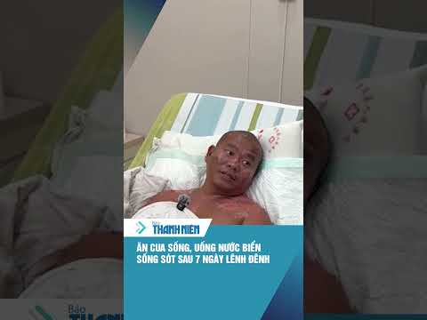 Ăn cua sống, uống nước biển sống sót sau 7 ngày lênh đênh #shorts thumbnail