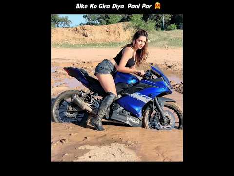 Bike Ko Gira Diya Pani Par 🔥 Crazy Moment 😂 R15 Live Accident thumbnail