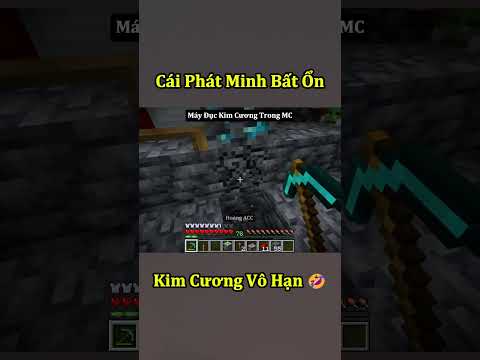 Tôi Đã Tạo Ra Máy Đục Kim Cương Bất Ổn Trong Minecraft 🤣 #shorts thumbnail