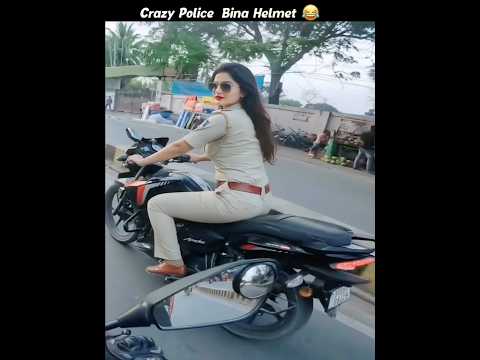 Police Bina Helmet Bike Ride 😂 Chalan Kato 🤣 Police Without Helmet | Accident thumbnail