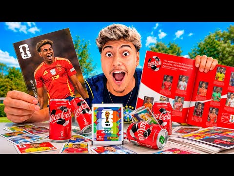 COMPLETEI AS FIGURINHAS RARAS DA COCA COLA! *Lamine Yamal Lendário thumbnail