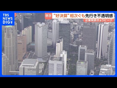 「決算集中日」7割の企業が増益“好決算”も…「先行きは不透明」背景に中東情勢 “順風満帆”といかず｜TBS NEWS DIG thumbnail