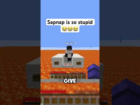 How can he be THIS dumb?!? 🫩🫩🫩 #minecraft #gaming thumbnail