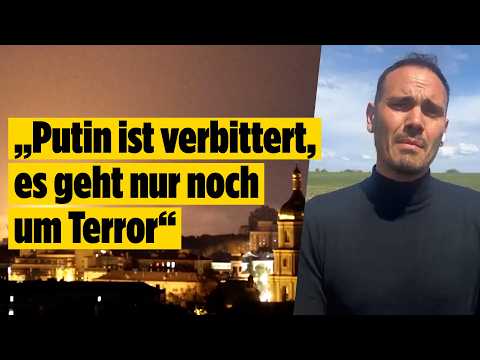 Russen feuern 600 Kamikaze-Drohnen auf Kiew: Reporter erlebt Horror-Nacht thumbnail